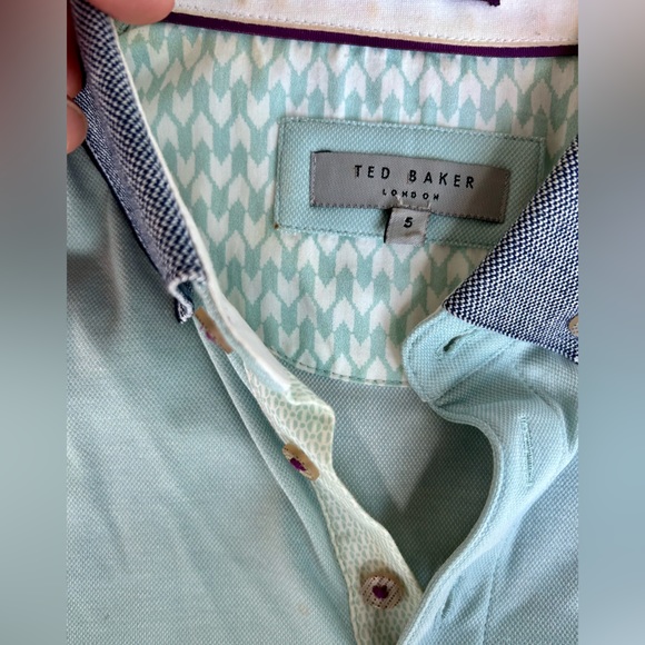 Ted Baker - Men’s Polo Sz 5 / Large - Picture 3 of 4